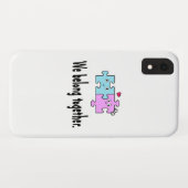 Coques Case-Mate iPhone Nous sommes faits l'un pour l'autre (Dos (Horizontal))
