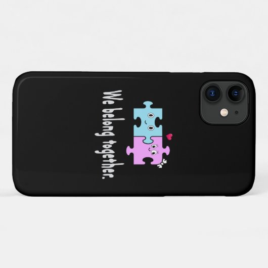 Coques Case-Mate iPhone Nous sommes faits pour être ensemble (Dos (Horizontal))