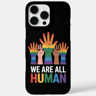 Coques iPhone 16 Pro Max Nous sommes tous arc-en-ciel humain LGBTQ Fierté L