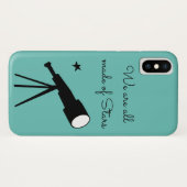 Coques Case-Mate iPhone Nous sommes tous faits de citations de télescope S (Dos (Horizontal))