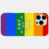 Coques Case-Mate iPhone Nous Sommes Tous Humains Le Mois De La Fierté LGBT (Verso (horizontal))