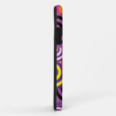 Coques Case-Mate iPhone Nouveau cercle art Abstrait (Dos/Droite)