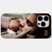 Coques Case-Mate iPhone Nouveau Papa Et Nouvelle Photo Bébé (Verso (horizontal))