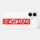 Coques Case-Mate iPhone Nouveau timbre papa (Verso (horizontal))