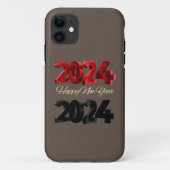 Coques Case-Mate iPhone Nouvel An 2024 (Dos)