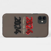 Coques Case-Mate iPhone Nouvel An 2024 (Dos (Horizontal))
