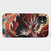 Coques Case-Mate iPhone Nouvel An chinois Dragon 2024 iPC03 (Dos (Horizontal))