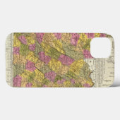 Coques Case-Mate iPhone Nouvelle carte de la Virginie (Verso (horizontal))