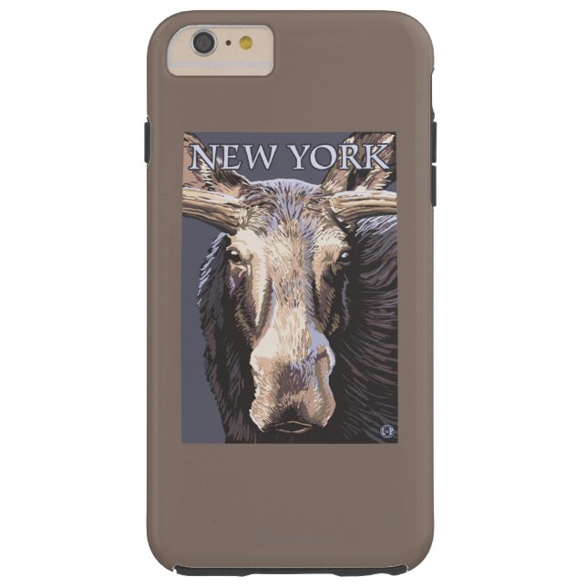 Coques Case-Mate iPhone Nouvelle de YorkMoose fin (Dos)