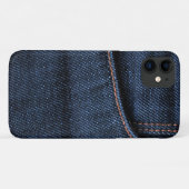 Coques Case-Mate iPhone Nouvelle poche Jeans bleu (Dos (Horizontal))