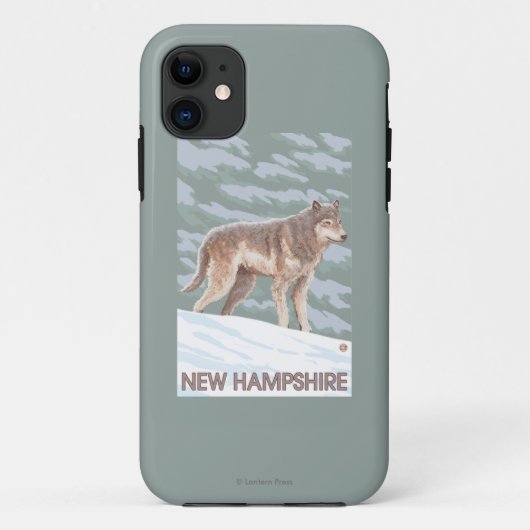 Coques Case-Mate iPhone Nouvelle scène de HampshireWolf (Dos)