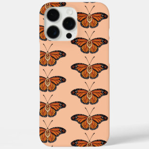Coques iPhone 16 Pro Max Novembre Citrine Monarch Papillon Motif Design