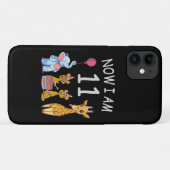 Coques Case-Mate iPhone Now I, 11 ans old 11th Birthday at the Zoo (Dos (Horizontal))