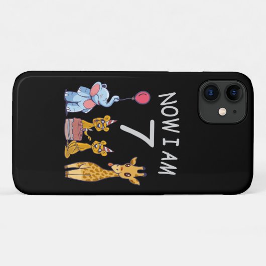 Coques Case-Mate iPhone Now I, 7 ans d'or 7th Birthday (Dos (Horizontal))