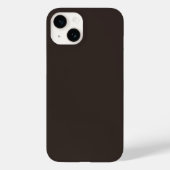 Coques Case-Mate iPhone Noyer solide, Brown, (Verso)