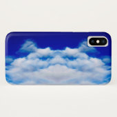 Coques Case-Mate iPhone Nuage en forme de visage d'animal drôle (Dos (Horizontal))