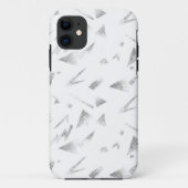 Coques Case-Mate iPhone Nuage horizontal, gris (Dos)