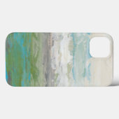 Coques Case-Mate iPhone Nuages blancs donnant sur le beau paysage (Verso (horizontal))