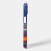 Coques Case-Mate iPhone Nuages bleu orange coucher de soleil ombre confett (Verso / Droite)