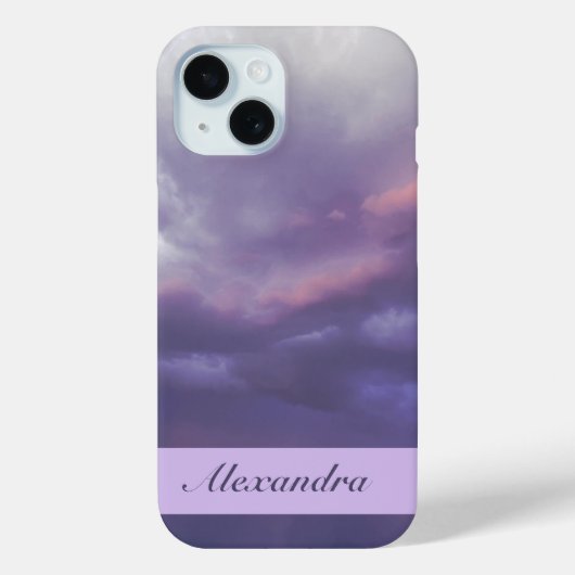 Coques Case-Mate iPhone Nuages colorés de tempête (Verso)