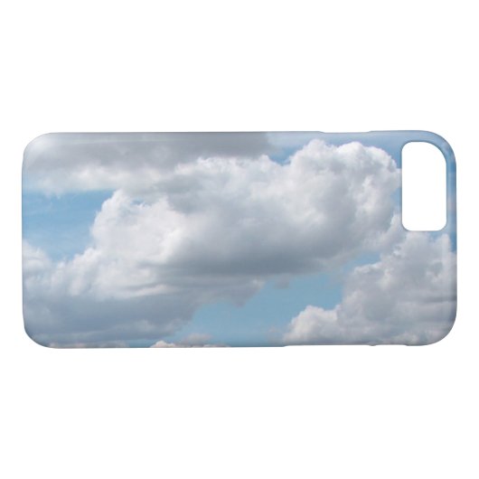 Coques Case-Mate iPhone Nuages dans le ciel bleu (Dos (Horizontal))
