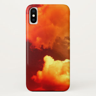 COQUES POUR iPhone NUAGES DANS LE CIEL ROUGE
