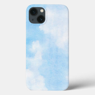 iPhone 13 Coque Nuages d'aquarelle et arrière - plan de ciel