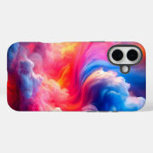 Coques Case-Mate iPhone Nuages d'art (Verso (horizontal))