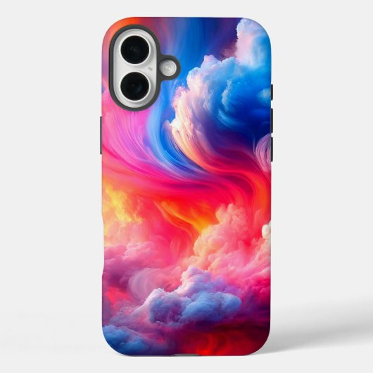 Coques Case-Mate iPhone Nuages d'art (Verso)