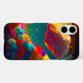 Coques Case-Mate iPhone Nuages d'art (Verso (horizontal))