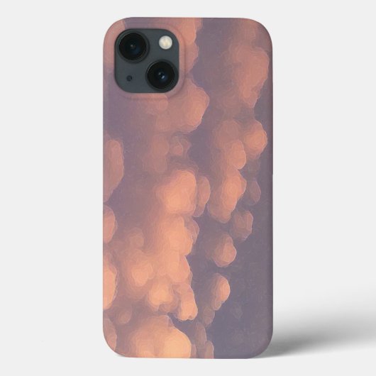 Coques Case-Mate iPhone Nuages de billes de coton rose (Verso)