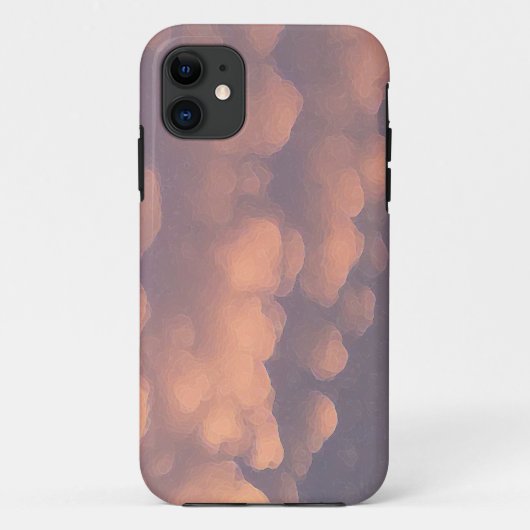 Coques Case-Mate iPhone Nuages de billes de coton rose (Dos)