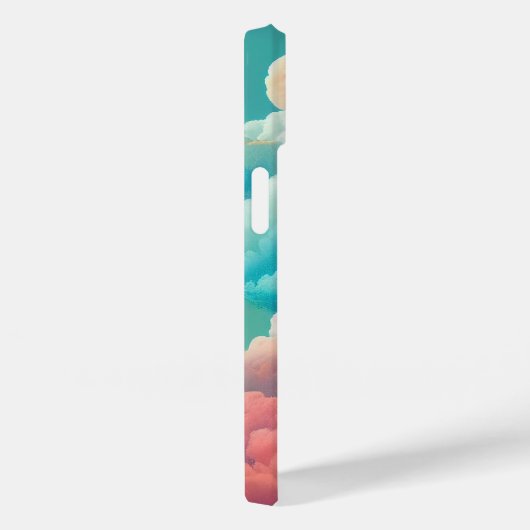 Coques Case-Mate iPhone Nuages de bonbons en coton Personnalisés (Verso / Droite)