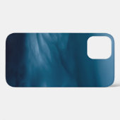 Coques Case-Mate iPhone Nuages de cumulus bleus (Verso (horizontal))