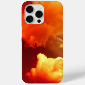 COQUES Case-Mate iPhone NUAGES EN ROUGE JAUNE ORANGE (Verso)
