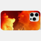 COQUES Case-Mate iPhone NUAGES EN ROUGE JAUNE ORANGE (Verso (horizontal))