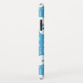 Coques Case-Mate iPhone Nuages Et Molécules De Méthane Nom Du Geek Bleu (Dos/Droite)