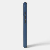 Coques Case-Mate iPhone Nuages fluides Monogramme ciel bleu (Verso / Gauche)