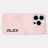 Coques Case-Mate iPhone Nuages Roses Douces - Texture Ciel Dreamy (Verso (horizontal))