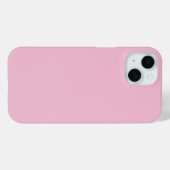 Coques Case-Mate iPhone Nuance de rose pastel cerise (Verso (horizontal))