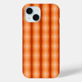 Coques Case-Mate iPhone Nuances D'Art Abstrait Géométrique Orange (Verso)