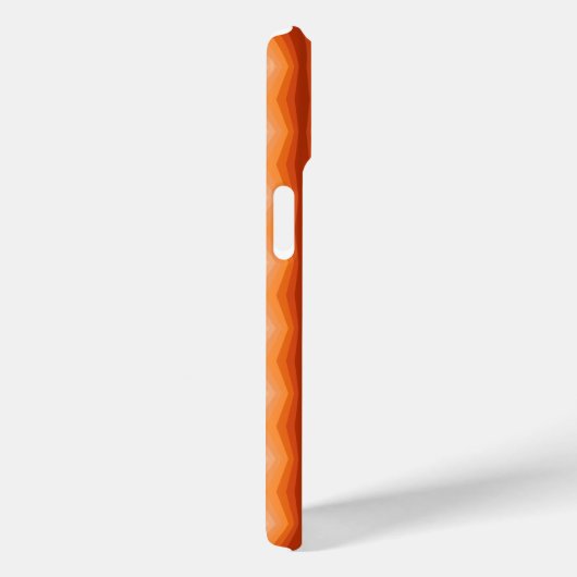 Coques Case-Mate iPhone Nuances D'Art Abstrait Géométrique Orange (Verso / Droite)