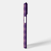 Coques Case-Mate iPhone Nuances D'Art Abstrait Géométrique Violet (Verso / Droite)