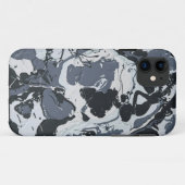 Coques Case-Mate iPhone Nuances de gris monochrome moderne abstrait (Dos (Horizontal))
