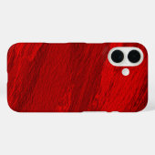 Coques Case-Mate iPhone nuances diagonales Abstraites de conception rouge (Verso (horizontal))