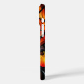 Coques Case-Mate iPhone NUANCES D'ORANGE & ARBRE D'HALLOWEEN ÉPouvantable (Verso / Gauche)