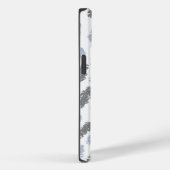 Coques Case-Mate iPhone Nuances modernes de gris Design abstrait (Verso / Droite)