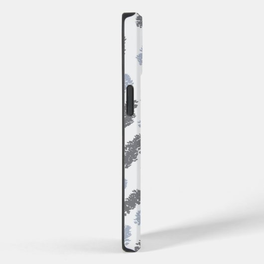 Coques Case-Mate iPhone Nuances modernes de gris Design abstrait (Verso / Droite)