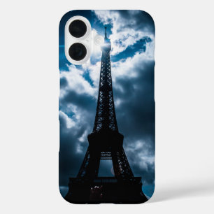 Coques iPhone 16 Nuit bleue Tour Eiffel