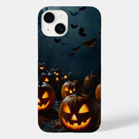 Coques Case-Mate iPhone Nuit Citrouille (Verso)